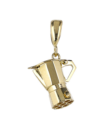 ZLATÝ PRÍVESOK AU375/1000 1,40G MOKA KANVICE